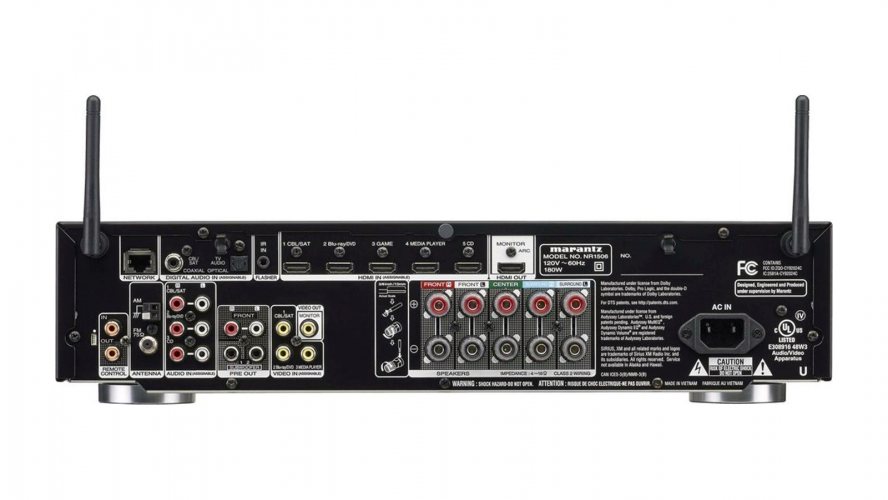 Задняя панель Marantz NR1506